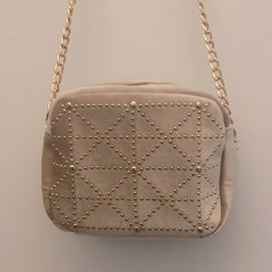 NEW Blush and Gold Studded Sling Bag